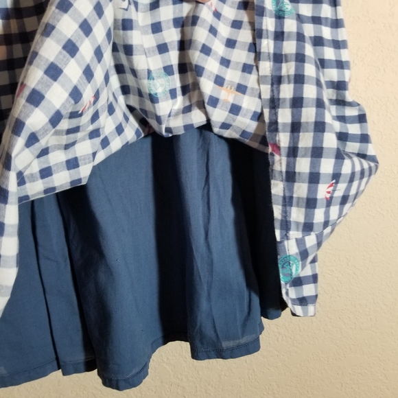 Yumi Travel Novelty Gingham Skater Skirt - Picture 7 of 16